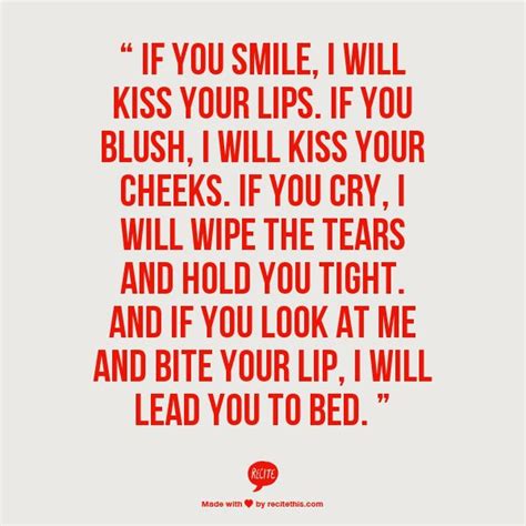 Things to say to your ex to make her smile. You Make Me Blush Quotes. QuotesGram