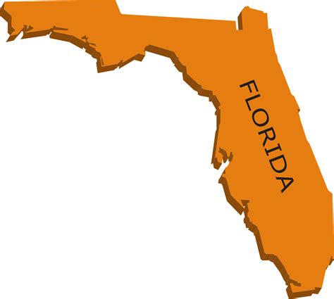 Florida Mapa Geografía Gráficos Vectoriales Gratis En Pixabay Pixabay