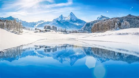 3840x2160 Alps Mountains 4k Desktops Wallpapers Inverno Adesivo