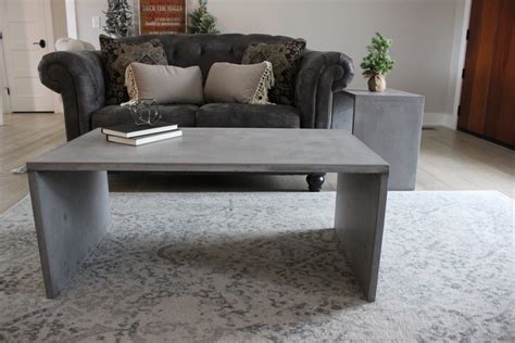 Diy Concrete Waterfall Coffee Table / Modrest Shepard Modern Concrete