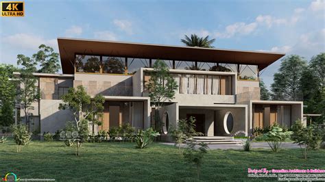 Super Luxury Tropical House Design Kerala Home Design And Floor Plans