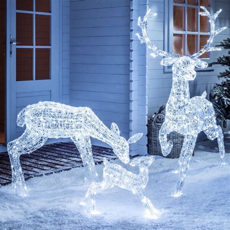 I have one of these rudolf the red nosed reindeer light up reindeer lawn decorations. Details about Light Up LED Sparkly Christmas Reindeer Indoor Outdoor Acrylic Figures, 3 Styles ...