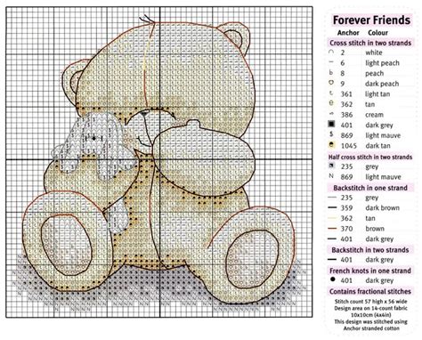 Friendship cross stitch pattern, together bunnies, cute best friends quote, mini hoop art or card design, instant download pdf. 264 best X stitch-Forever Friends images on Pinterest ...