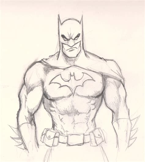 Batman Full Body Drawing