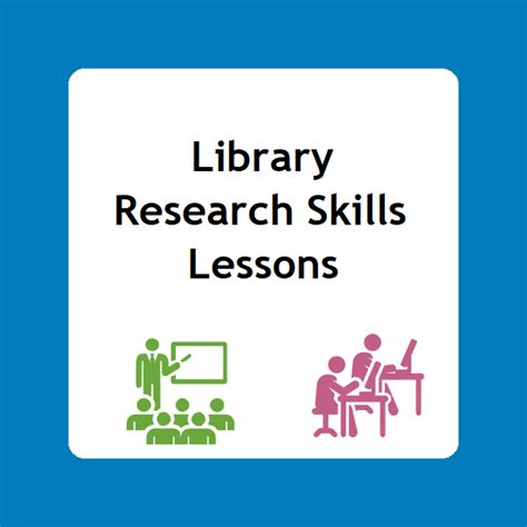 Library Research Skills And Information Literacy Lessons Resources And