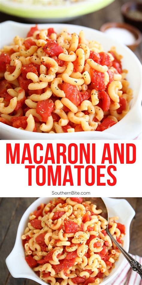 Classic Macaroni And Tomatoes Artofit