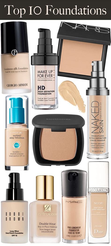 Top 10 Foundations — Beautiful Makeup Search Best Makeup Products