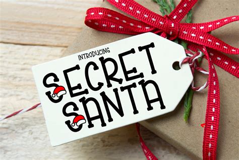 Secret Santa 41782 Christmas Font Bundles