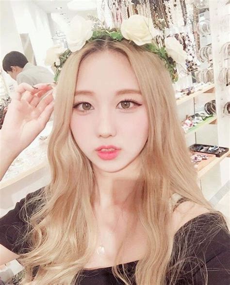 Check out some popular blonde asian celebrities who have opted for this trend! @ethereal on Pinterest Honey Blonde Hair, Girl Wearing ...