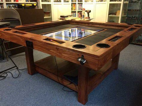 Build A Dream Gaming Table That Can Even Include An Embedded Digital