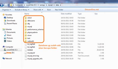 Creating a new mysql database is as simple as running a single command. Memahami Struktur MySQL di Windows - Ilmu Online
