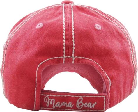Mama Bear Washed Vintage Ballcap