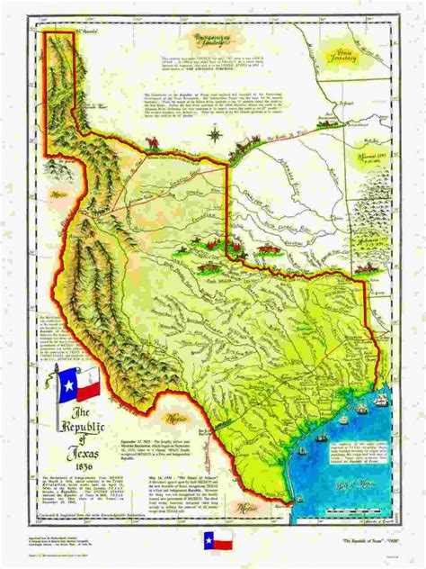 Historical Texas Maps Texana Series Texas Independence Map