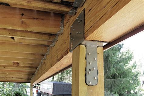 Stronger Post To Beam Connections Professional Deck Builder Framing