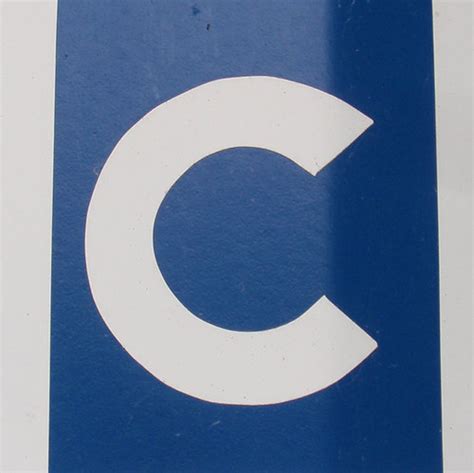 White C On Blue Monceau Flickr