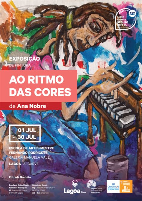 Ana Nobre Expõe Ritmo Das Cores Na Escola De Artes Mestre Fernando