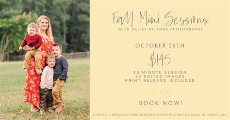 2021 Fall Mini Sessions Kailey Brianne Photography