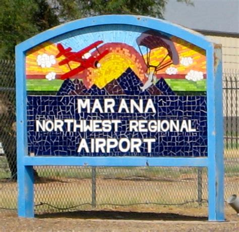 Marana Northwest Regional Airport Signs Of Arizona