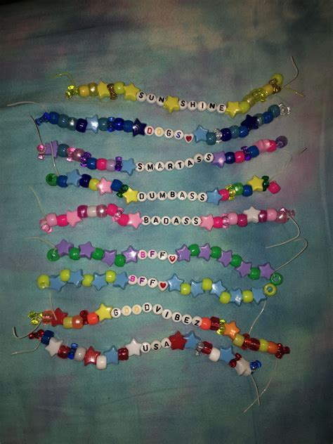 Summer Bracelets Beaded Bracelets With Words Diy Bracelets Colorful Bracelets Summer Ideas
