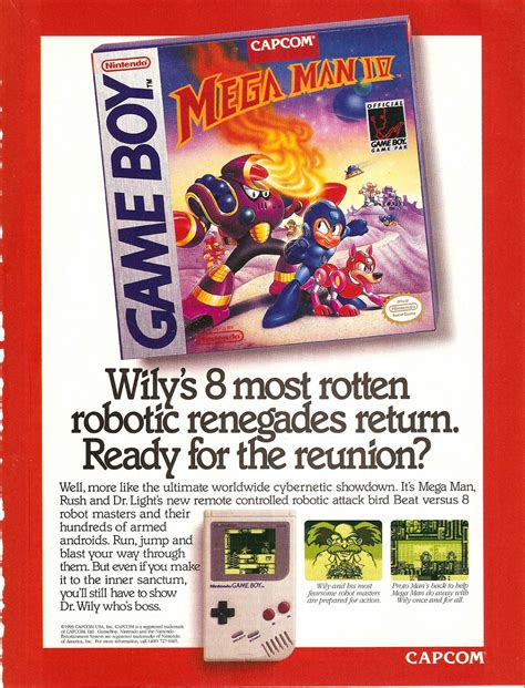 Its Dlabaoaqu Game Review Mega Man Iv Game Boy