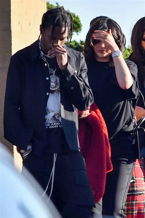 Kylie Jenner And Travis Scott Spotted On 1st Date Since Welcoming Stormi