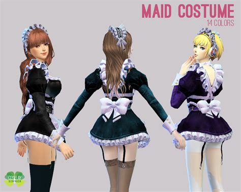 Sims 4 Cc Maid Dress All In One Photos Gambaran