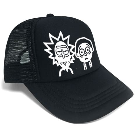 10 Pcslot Anime Rick And Morty Logo Print Fashion Cap Hats Adjustable