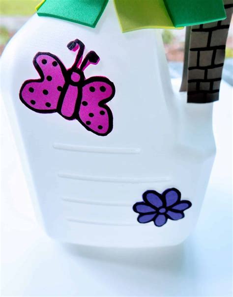 How To Make A Fairy House A Milk Jug Craft In 2020 Milk Jug Crafts