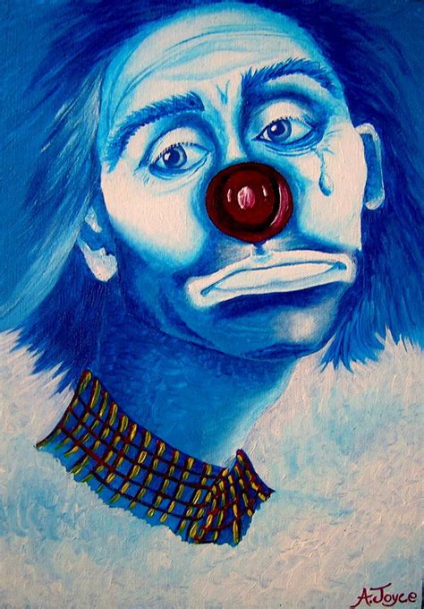 Sad Clown Face Drawing