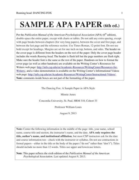 8 Academic Paper Templates Pdf