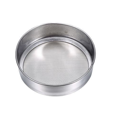 Flour Sieve Stainless Steel Round Mesh Sifter Strainer Baking Icing