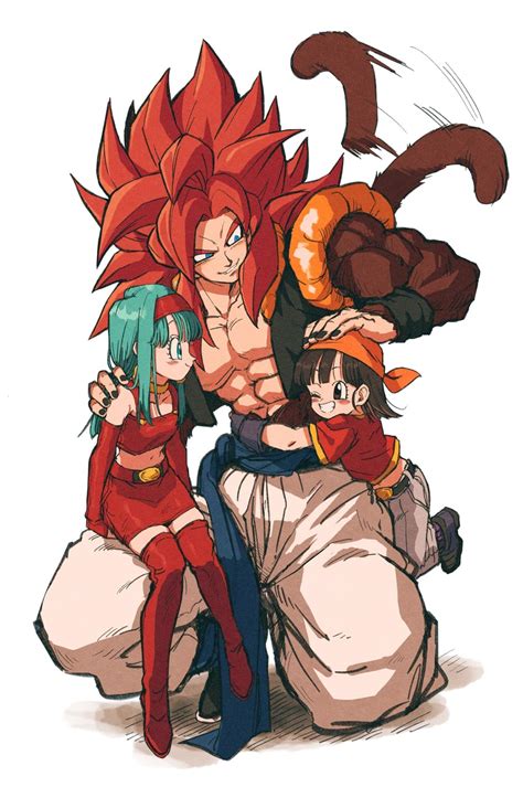 Pan Gogeta And Bra Dragon Ball And More Drawn By Relio Db