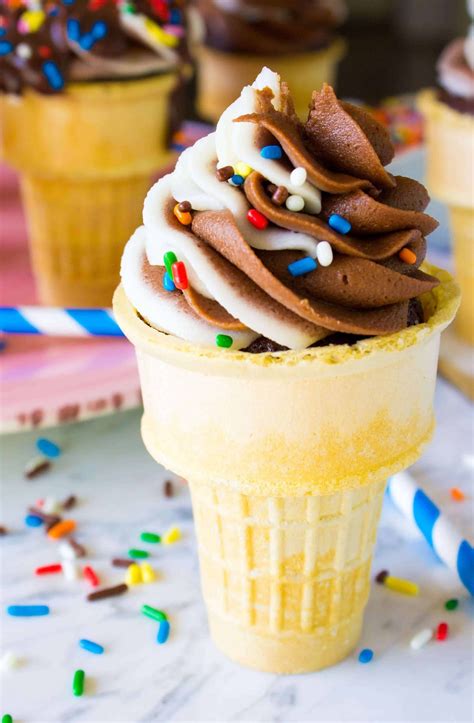 Ice Cream Cone Cupcakes Sugar Spun Run