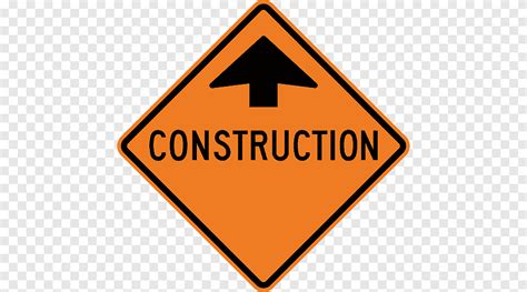 Architectural Engineering Traffic Sign Roadworks Construction Angle
