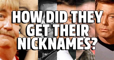 Do You Know How These Tv Characters Got Their Nicknames