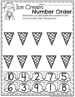 You may verify up to 10 names and social security numbers at once or, for larger verification tasks, upload a file with up to 250,000 names and ssn numbers. Preschool Ice Cream Worksheets - Number Order # ...
