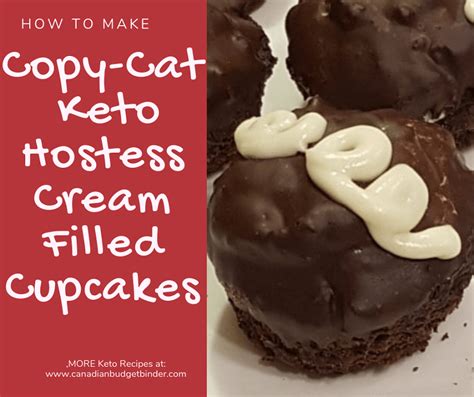 Copy Cat Keto Hostess Cream Filled Cupcakes Mojafarma