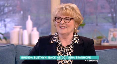 Vera Star Brenda Blethyn Forced To Run From This Morning Studio As She