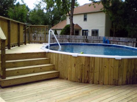 Pool Deck Plans 24 Foot Round Design Ponds Pools Water Features