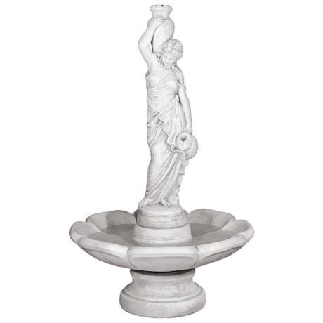 Henri Studio Rebecca At Well Cast Stone Fountain Decorative Water