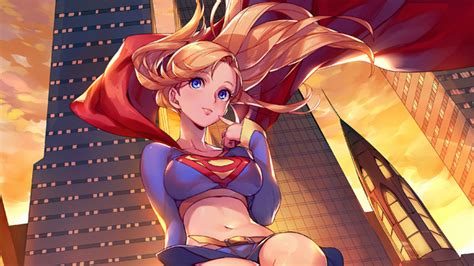 Supergirl Anime Hd Superheroes 4k Wallpapers Images Backgrounds