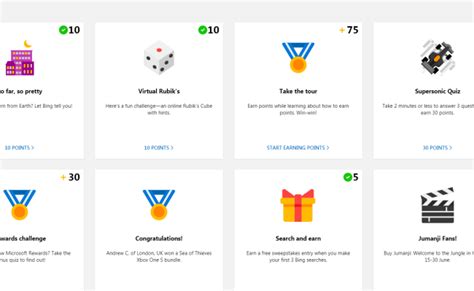 Microsoft Reward Quizzes Microsoft Rewards And Bing Rewards Complete