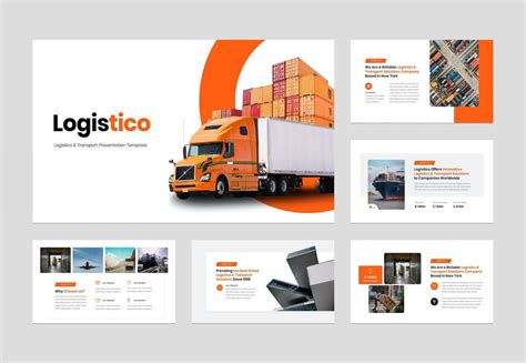 Logistics And Transport Powerpoint Presentation Template Graphue