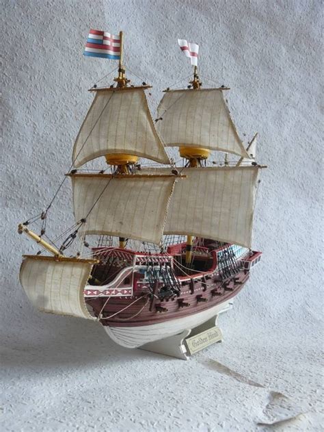 Hms Golden Hind Battleship Papercraft Paper Color Model Plans Etsy