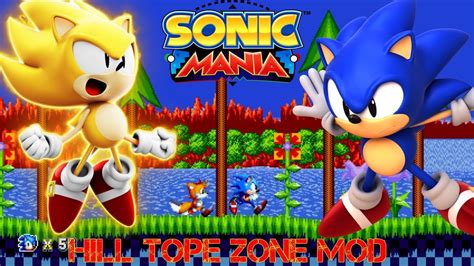 Sonic Mania Hill Top Zone Walktrough 4k 60fps Youtube