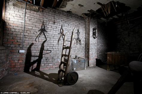 The man in the trench coat. Subterranean Victorian shopping street in Keighley set to ...