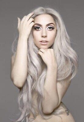 Lady Gaga Nude X Picture Celebrity Print Ebay