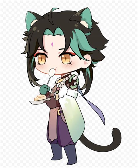 HD Xiao Chibi Character Genshin Impact PNG | Citypng