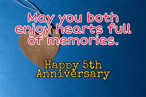 Happy 5th Anniversary Images Quotes Pictures Wishes Cards