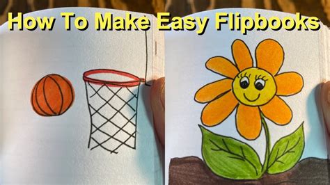 How To Make 3 Easy Flipbooks Tutorial Youtube
